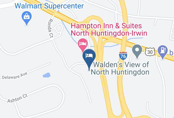 Westmoreland - Holiday Inn Express Irwin Maps