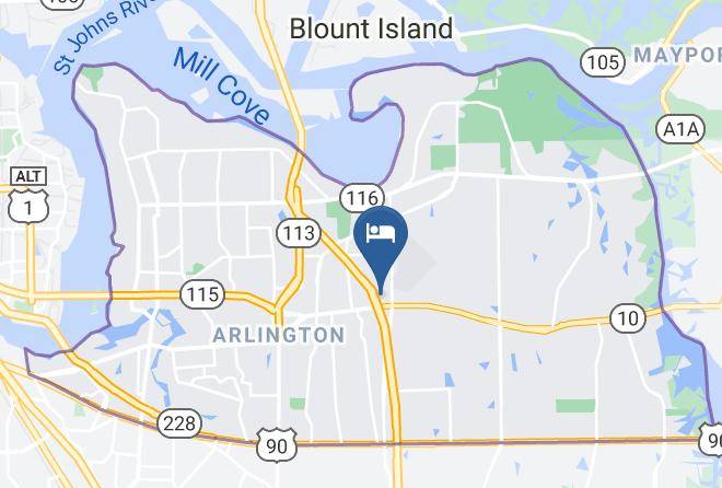 Duval - Holiday Inn Express Jacksonville East Maps