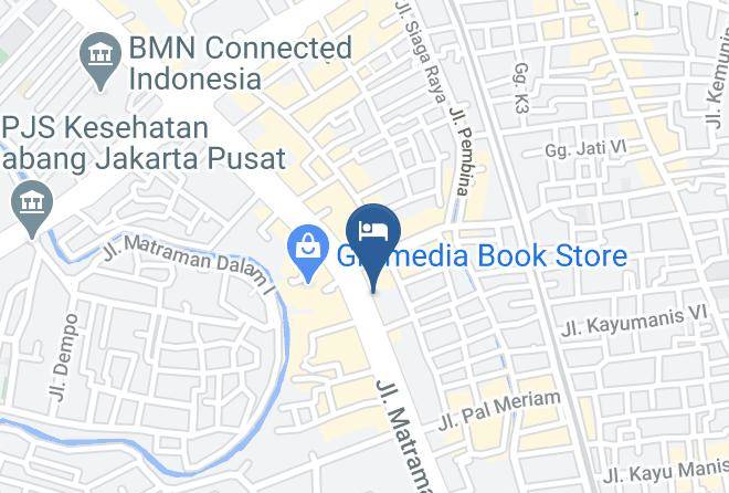 Jakarta Timur - Holiday Inn Express Jakarta Matraman Maps