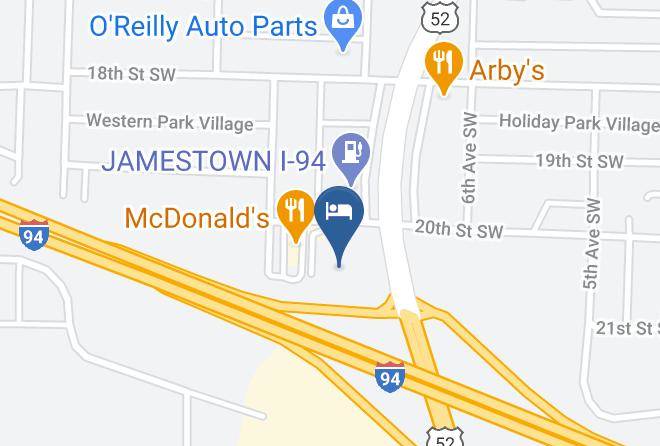 Stutsman - Holiday Inn Express Jamestown Maps