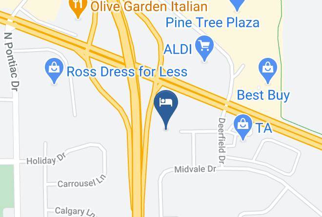 Rock - Holiday Inn Express Janesville I 90 & Us Hwy 14 Maps