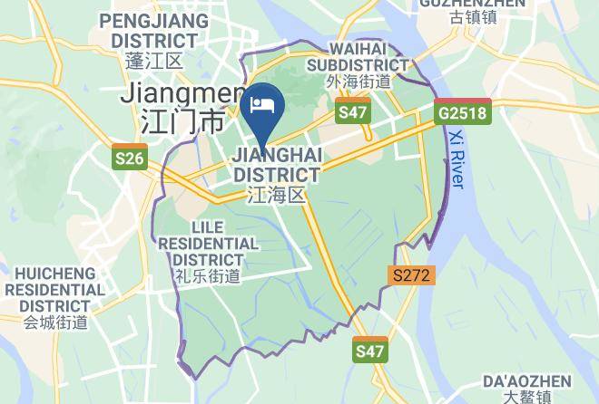 Holiday Inn Express Jiangmen Jianghai Map