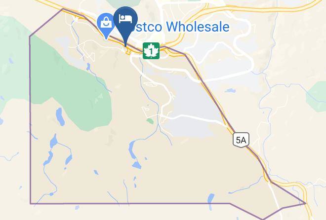 Holiday Inn Express Kamloops Map