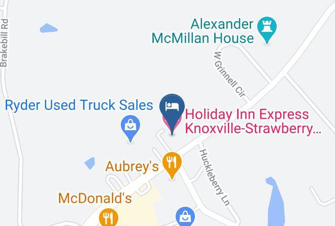 Knox - Holiday Inn Express Knoxville Strawberry Plains Maps