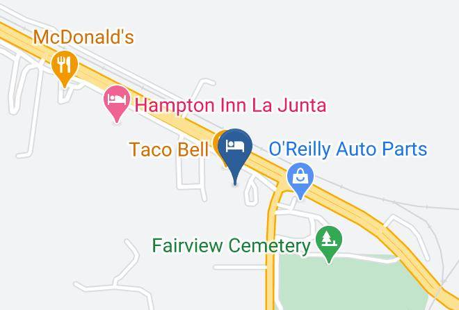 Holiday Inn Express La Junta Map