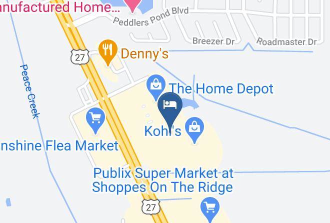Polk - Holiday Inn Express Lake Wales N Winter Haven Maps