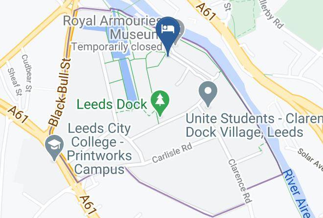 Leeds - Holiday Inn Express Leeds City Centre Armouries Maps