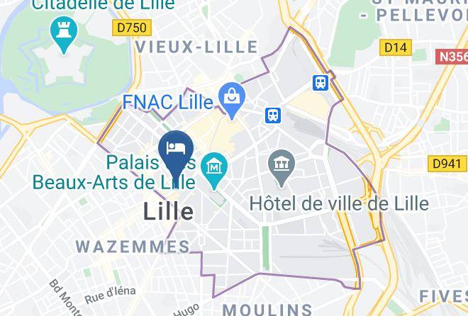 Holiday Inn Express Lille Centre Map