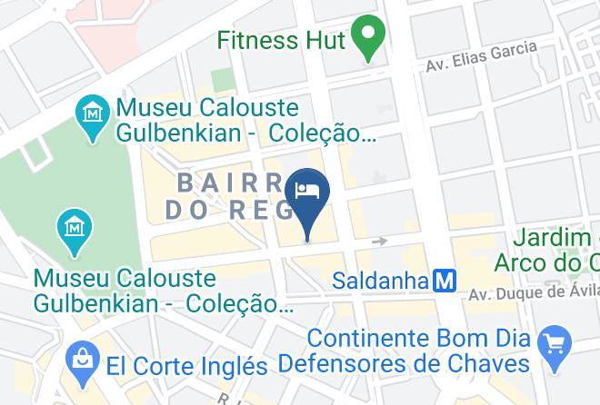 Lisbon - Holiday Inn Express Lisbon Plaza Saldanha Maps