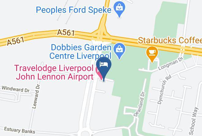 Liverpool - Travelodge Liverpool John Lennon Airport Hotel Maps