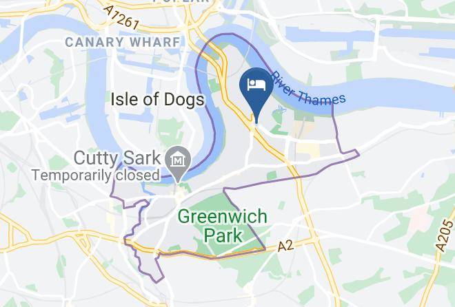London - Holiday Inn Express London Greenwich Maps