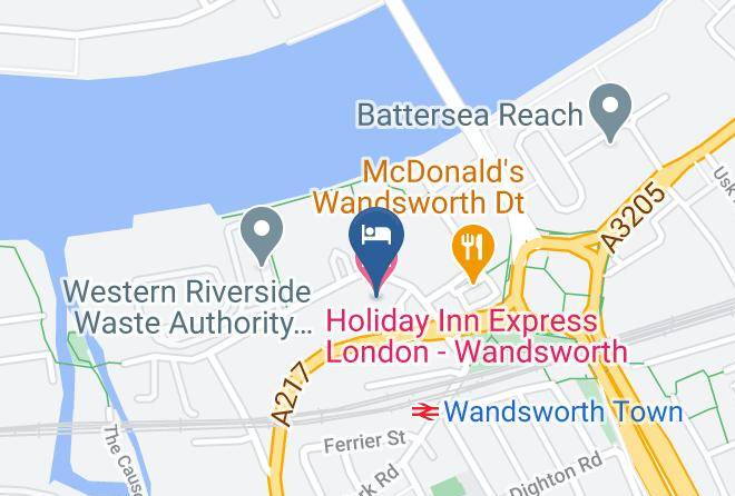 London - Holiday Inn Express London Wandsworth Maps