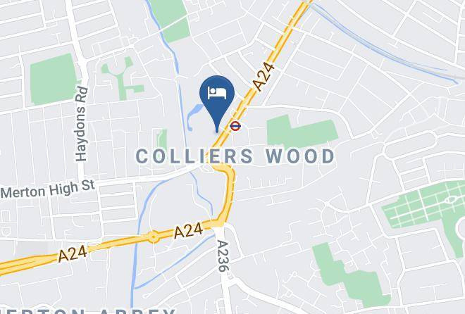 London - Holiday Inn Express London Wimbledon South Maps