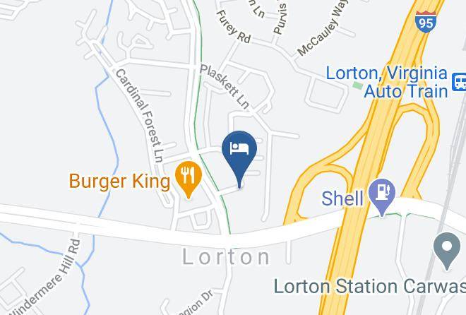 Fairfax - Holiday Inn Express Lorton Maps