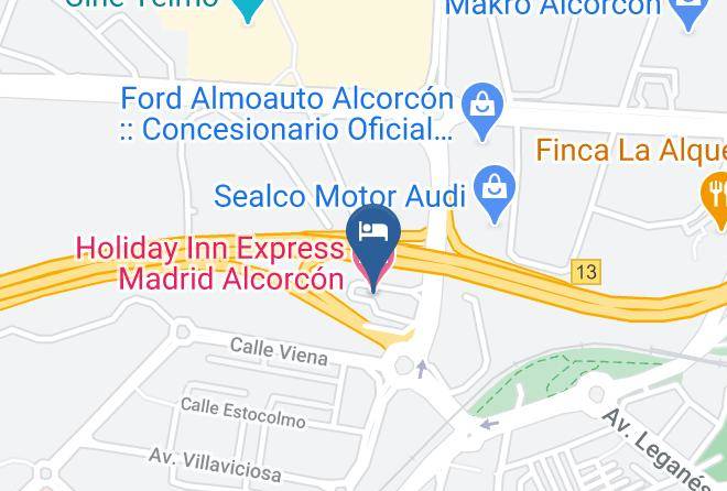 Holiday Inn Express Madrid Alcorcon Map