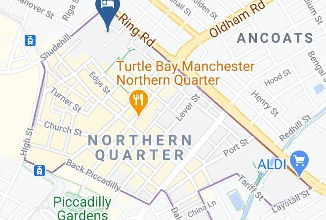 Greater Manchester - Holiday Inn Express Manchester City Centre Arena Maps
