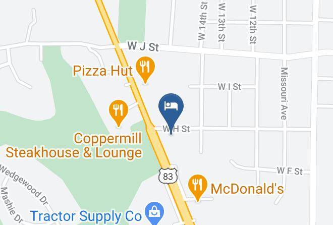 Red Willow - Holiday Inn Express Mccook Maps