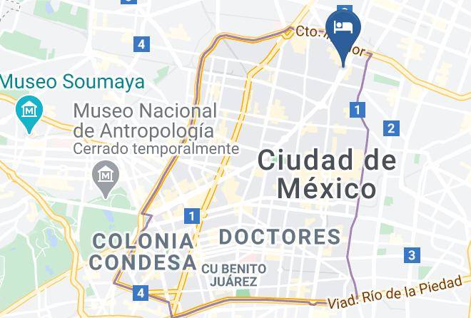 Cuauhtemoc - Holiday Inn Express Mexico Basilica Maps