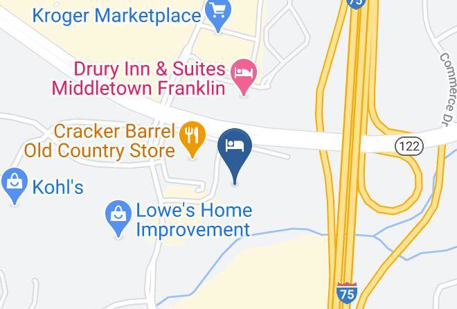 Holiday Inn Express Middletown Map