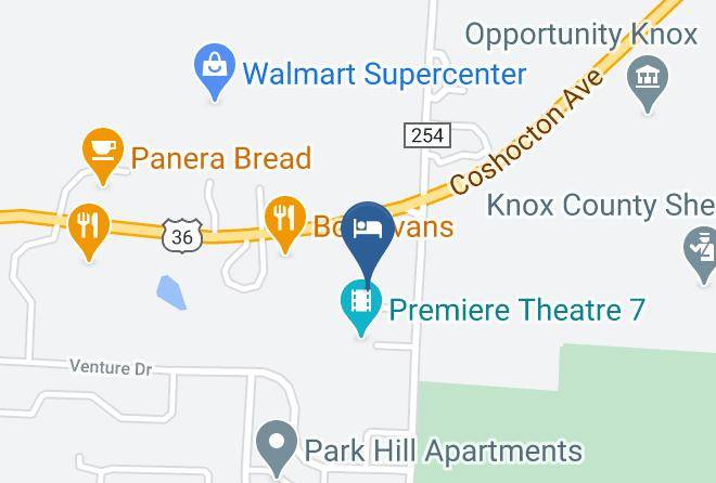 Holiday Inn Express Mt Vernon Map