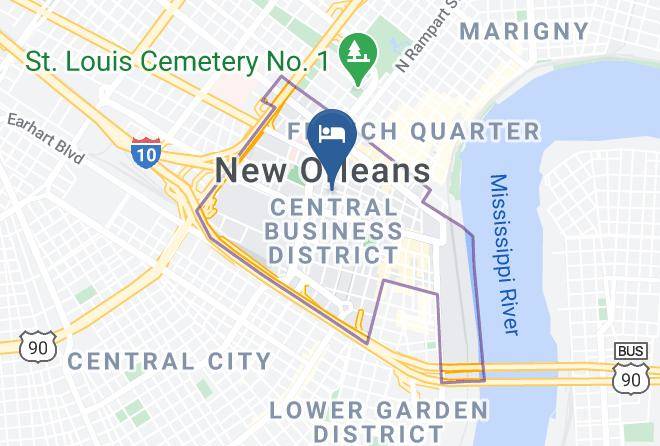 Orleans Par - Holiday Inn Express New Orleans Dwtn Fr Qtr Area Maps