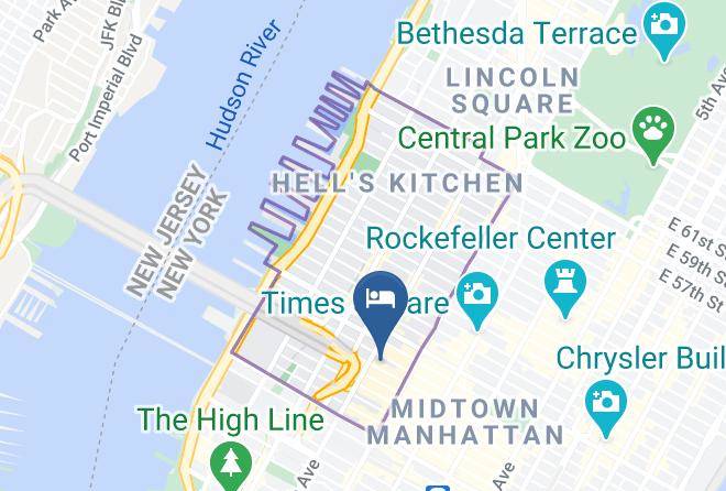 Holiday Inn Express New York City Times Square Map