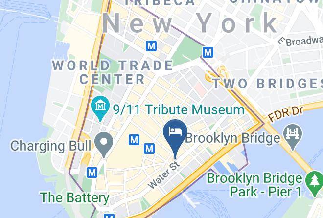 New York - Holiday Inn Express New York City Wall Street Maps