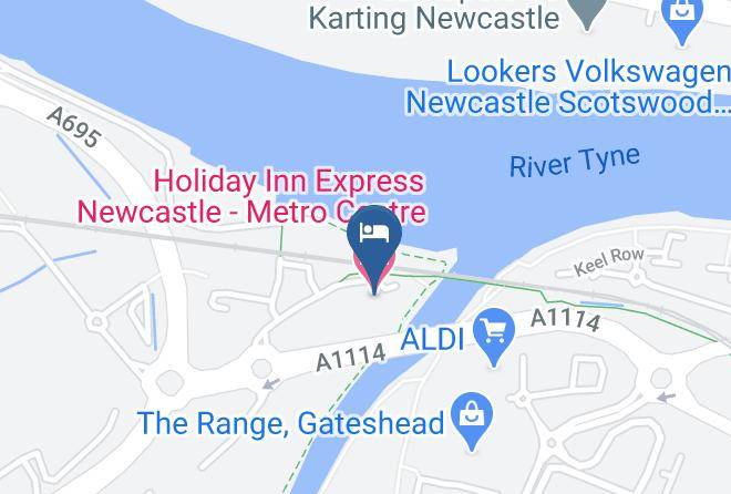 Gateshead - Holiday Inn Express Newcastle Metro Centre Maps