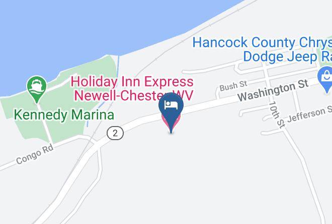 Holiday Inn Express Newell Chester Wv Map