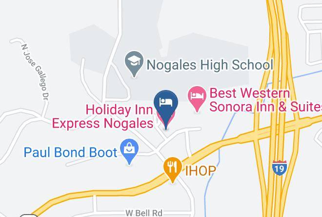 Santa Cruz - Holiday Inn Express Nogales Maps