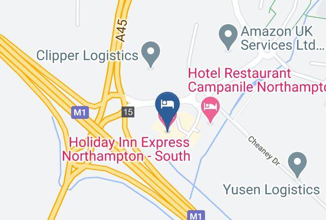 Northants - Holiday Inn Express Northampton South Maps