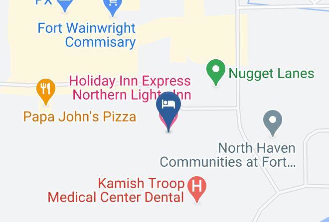 Holiday Inn Express Northern Lights Inn Map