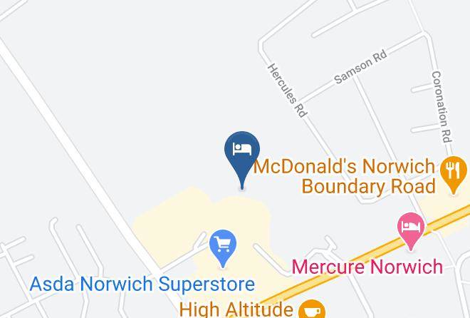 Norfolk - Holiday Inn Express Norwich Maps