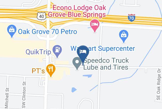 Jackson - Holiday Inn Express Oak Grove Maps