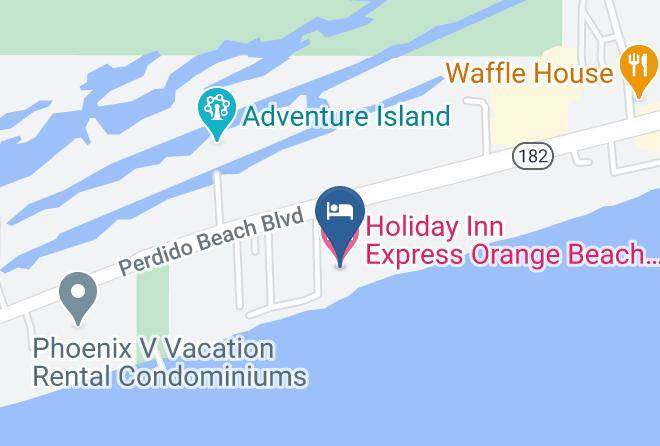Baldwin - Holiday Inn Express Orange Beach On The Beach Maps