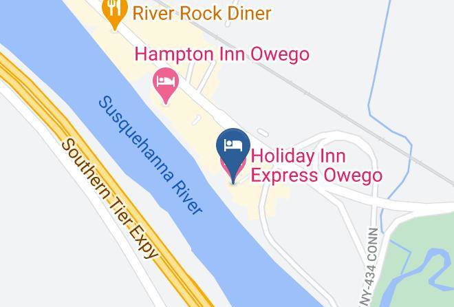 Tioga - Holiday Inn Express Owego Maps