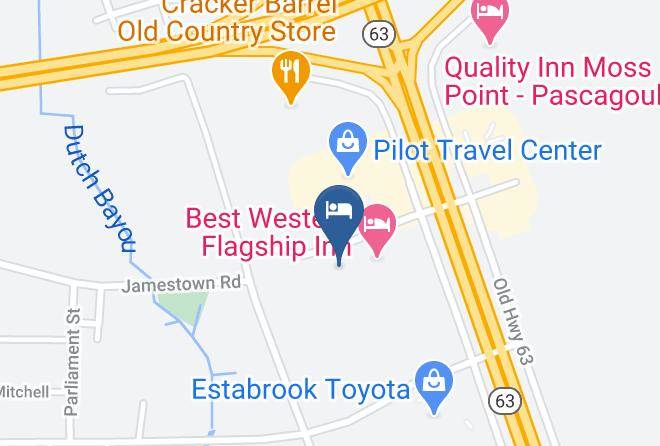 Jackson - Holiday Inn Express Pascagoula Moss Point Maps