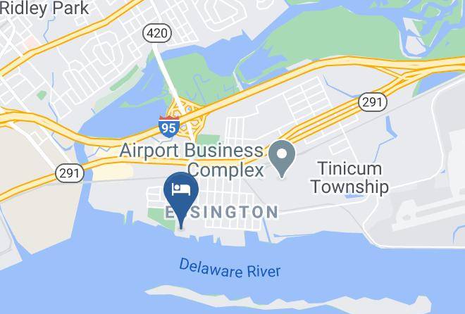 Holiday Inn Express Philadelphia Airport Map