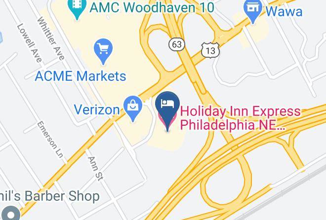 Bucks - Holiday Inn Express Philadelphia Ne Bensalem Maps