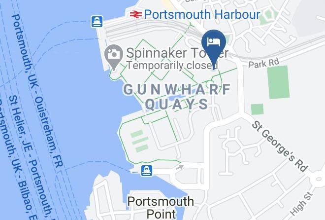 Portsmouth - Holiday Inn Express Portsmouth Gunwharf Quays Maps