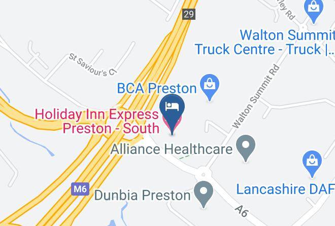 Lancs - Holiday Inn Express Preston South Maps