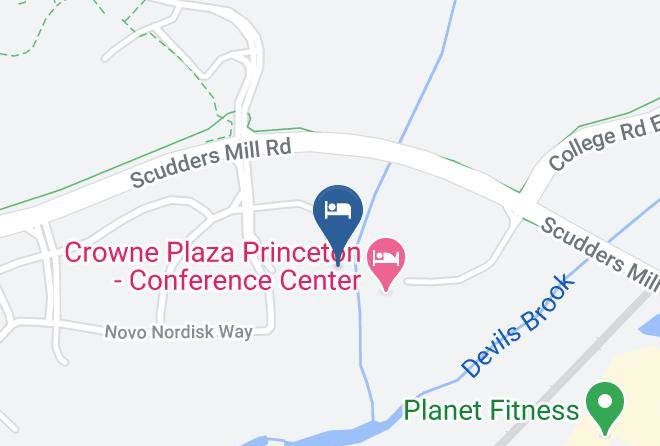 Holiday Inn Express Princeton Southeast Map