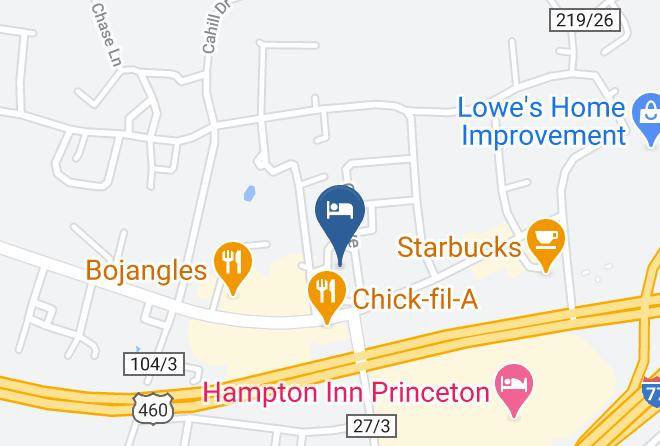 Mercer - Holiday Inn Express Princeton I 77 Maps