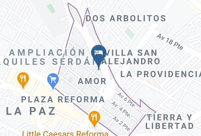 Puebla Amor - Holiday Inn Express Puebla Maps