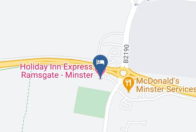 Holiday Inn Express Ramsgate Minster Map