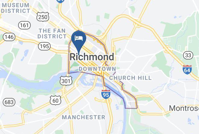 Richmond City - Holiday Inn Express Richmond Downtown Maps