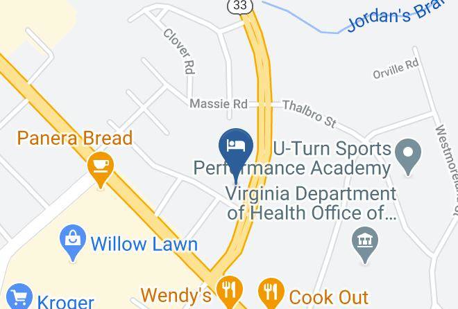 Holiday Inn Express Richmond Midtown Map