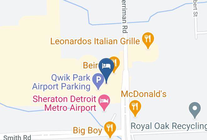 Wayne County - Holiday Inn Express Romulus Detroit Airport Maps