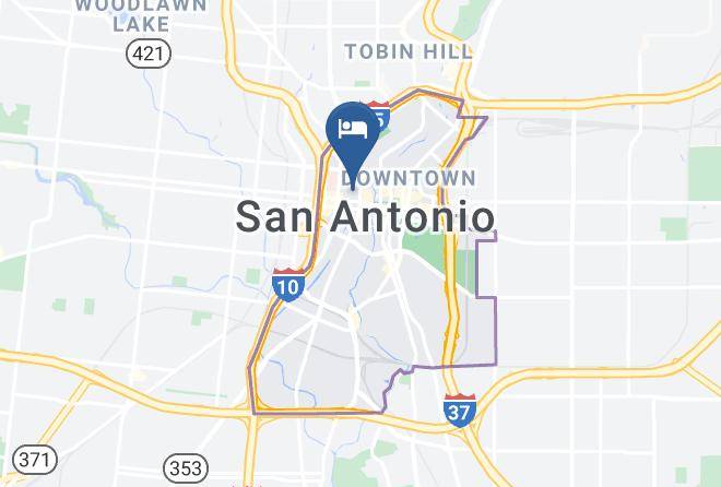 Bexar - Holiday Inn Express San Antonio N Riverwalk Area Maps
