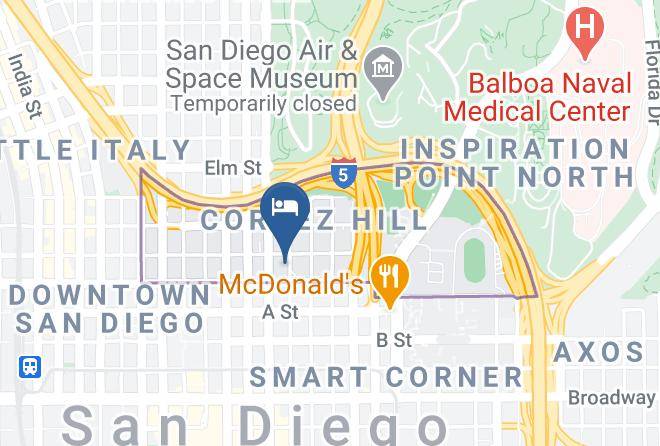 San Diego - Holiday Inn Express San Diego Downtown Maps
